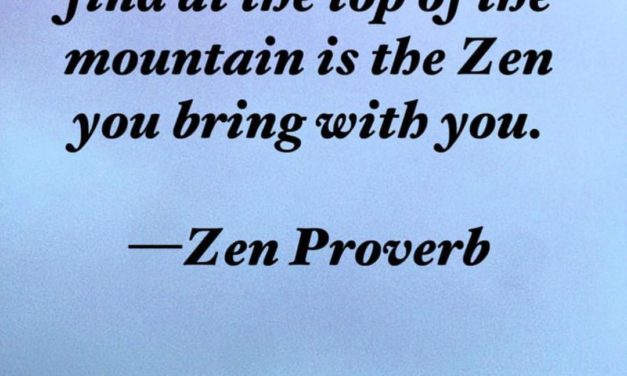 Belle citation Zen